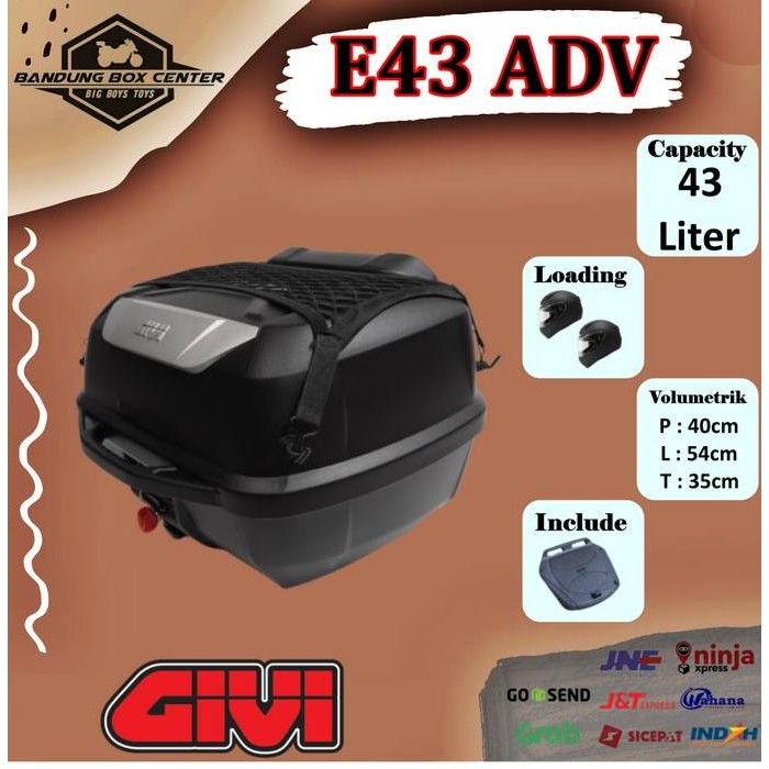 Box Givi E43 ADV Box Motor Givi E43 Box Touring Givi E 43 ADV Box Givi