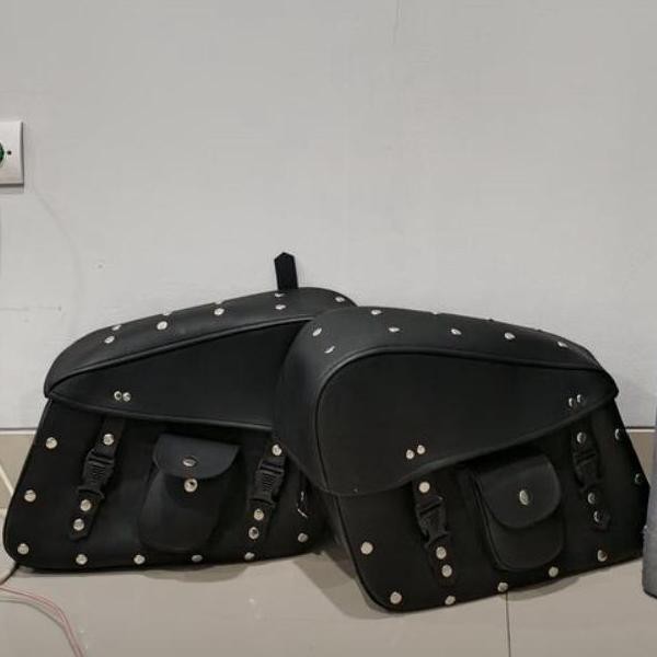 Sidebag motor custom benelli, w175, xsr, keeway, bobber