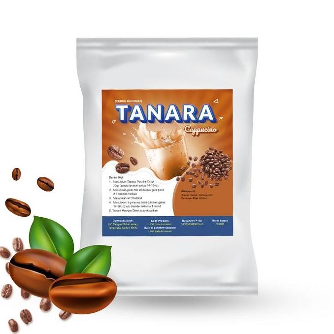 

baru bubuk cappuccino premium mix gula 1kg - serbuk minuman instan premium