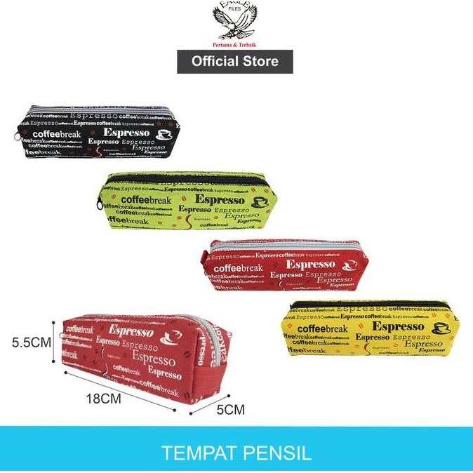 

Baru Kotak Pensil Tomex Square Espresso - Tempat Pensil Resleting Unik