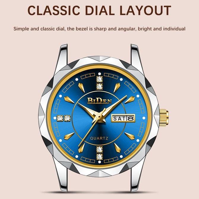 Biden Jam Tangan Wanita Anti Air Original Asli Besi Tahan Jam Tangan Cewek