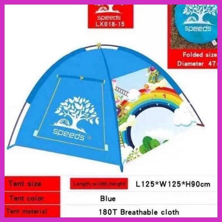 (OLAHRAGA) TENDA CAMPING LIPAT PORTABLE INDOOR OUTDOOR SPEED ANAK GOOD QUALITY