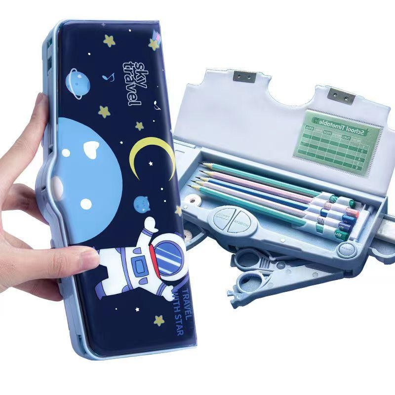 

Tempat Pensil Multifungsi Kartun, Tempat Pensil Multifungsi Anak Berkapasitas Besar/Tempat Pensil Yang Menyenangkan