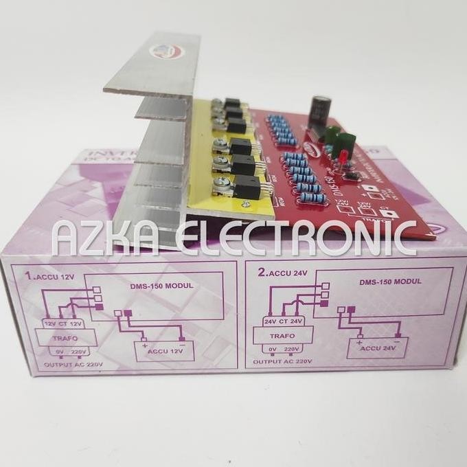 BARU.. KIT INVERTER 12V DC TO 220V AC 1000 WATT DMS 150