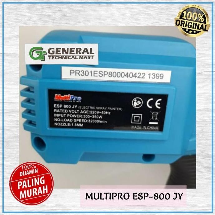Electric Spray Painter Multipro Esp-800 Jy Mesin Cat Listrik Esp800Jy