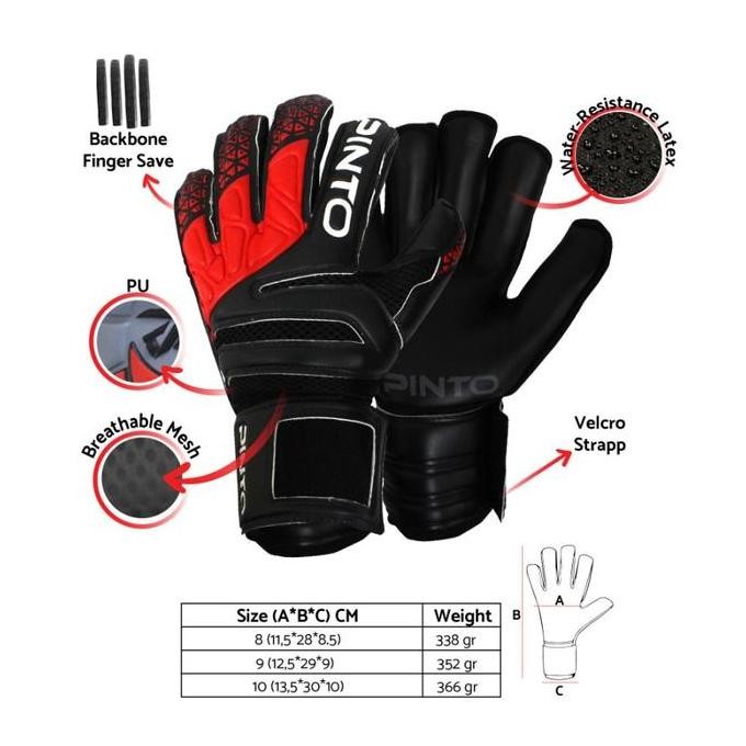 Murah Sarung Tangan Kiper Tulang Dewasa Pinto Mineiro