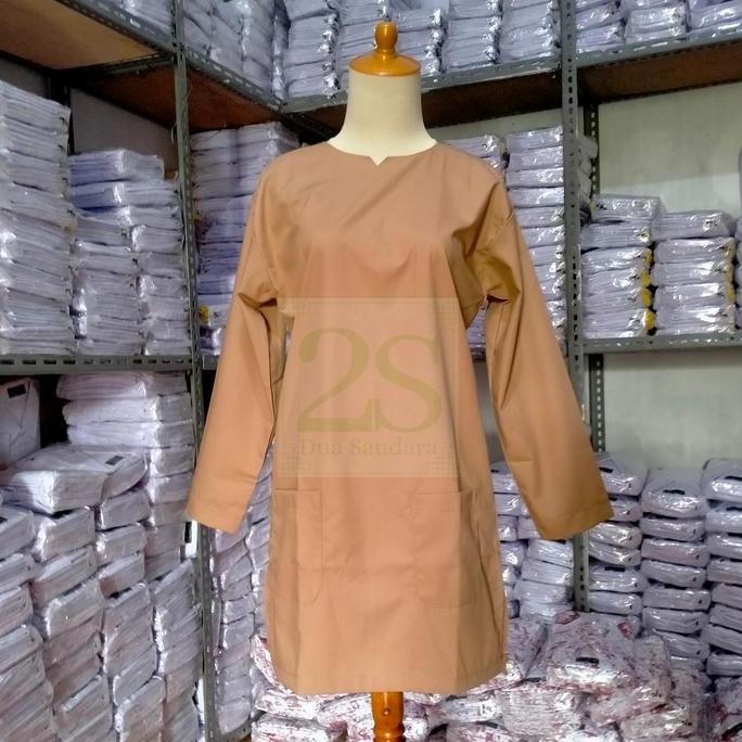 Seragam Sekolah Baju Pramuka Muslim/Kurung/Tunik Smp Sma Panjang