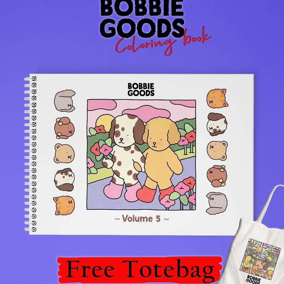

Bobbie Goods Colng Book Volume 5 Free Totebag Lucu Keren