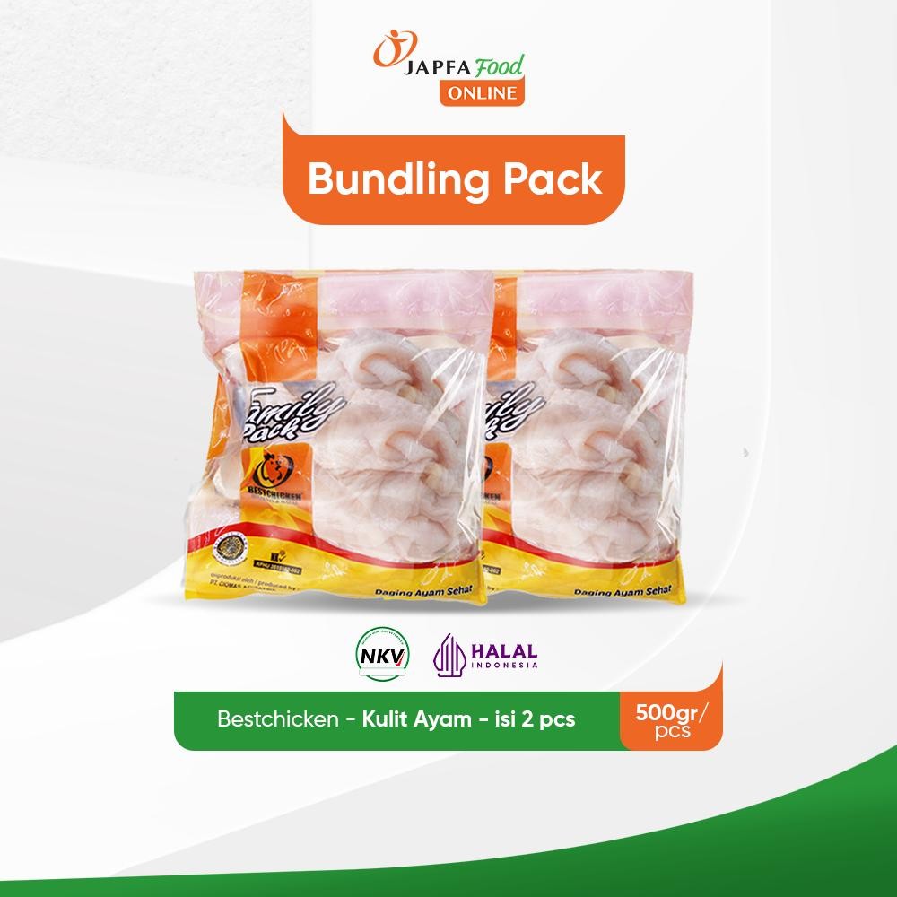 

Bestchicken Bundling Hemat Kulit Ayam Bersih / Chicken Skin 500gr - Isi 2 pack