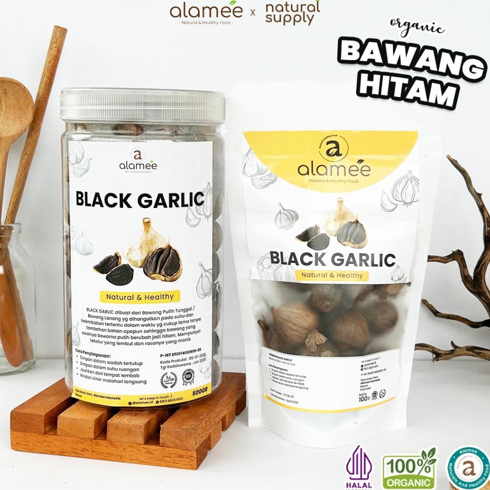 

Bla Garlic Garlik Bawang Hitam Tunggal Kating Gram Lanang Alami Natural