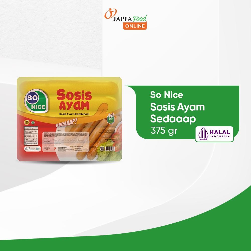 

So Nice Sosis Ayam Sedaaap 375gr