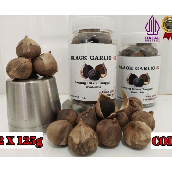 

Bla Garlic Tunggal 45 Bawang Hitam Tunggal 2 X 125G Bawang Hitam Untuk Kesehatan