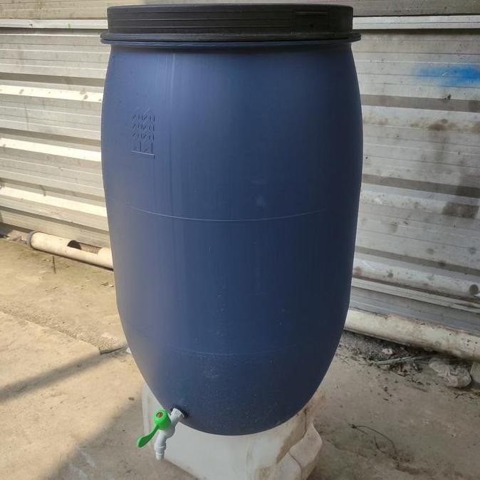 BARU DRUM AIR CUCI TANGAN KAPASITAS 120 LITER DENGAN KERAN PORTABLE