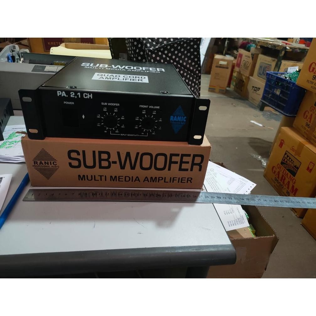 Promo Bok Power Amplifier Subwoofer 2.1 Chanel Pel-116