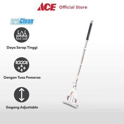 TERLARIS - Proclean Alat Pel Spons Pva - Krem Refil Mop Isi Ulang Kain Pel