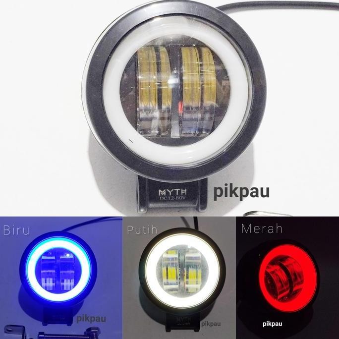 Produk Baru Lampu Sorot 2 Mata LED Bulat - Foglamp Tembak Motor Mobil