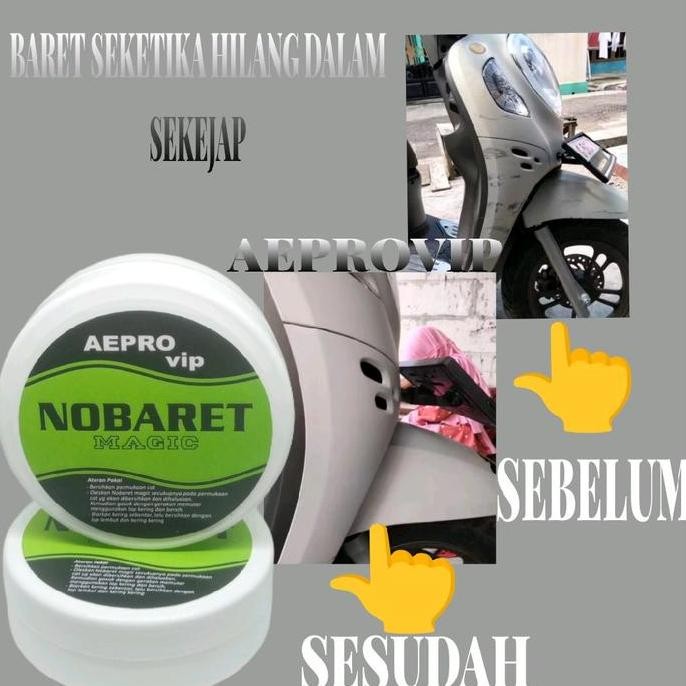 Aeprovip No Baret Body Glossy - Penghilang Baret Body Mobil & Motor, Bisa Untuk Helm   Original