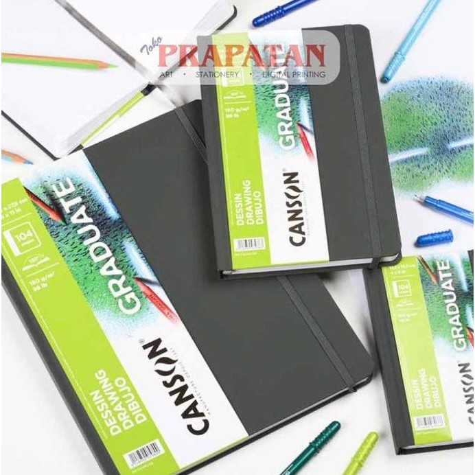 

TERMURAH - GRADUATE Canson Dessin Drawing Hard Cover Book | Buku Gambar