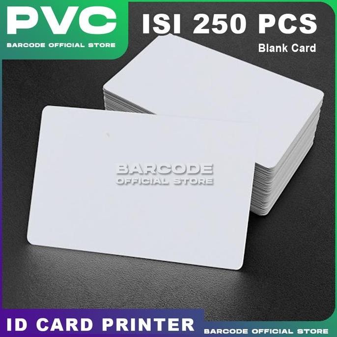 

NEW Blank Card Kartu PVC Untuk ID Card Printer Fargo Datacard Isi 250pcs