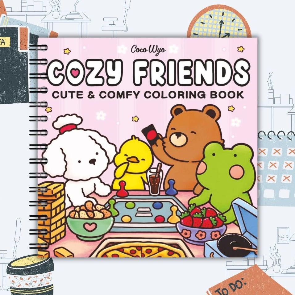 

Cozy Friend Colng Book Coco Wyo Buku Merwanaicozy Friend Tebal 200Gsm