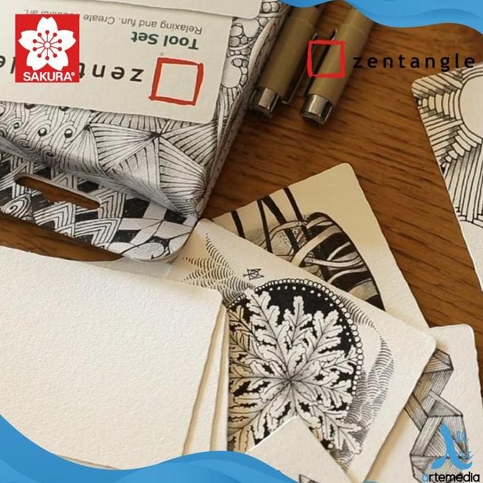 

TERLARIS - Drawing Pen Sakura Zentangle Set Pigma Micron Pulpen Gambar