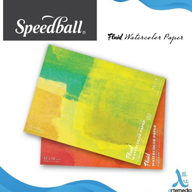 

Sale Kertas Cat Air Fluid Speedball 12'X16' Watercolor Paper Blocks