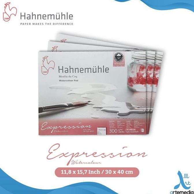 

Sale Kertas Cat Air Hahnemuhle Expression 30X40Cm Watercolor Paper Block