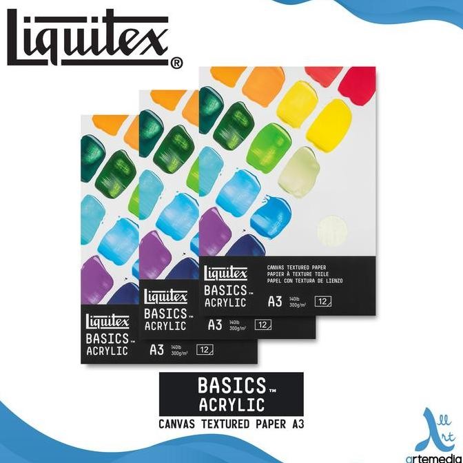 

Sale Liquitex Basics Acrylic Paper Pad A3 Kertas Akrilik 300Gsm Tekstur Kanvas