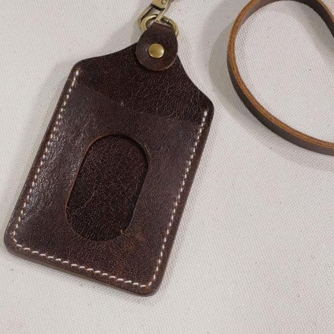 

Siege Leather-Id Card Holder-Lanyard Name Tag Kulit