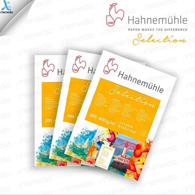 

Kertas Cat Air Hahnemuhle Selection 17x24cm Watercolor Paper Block