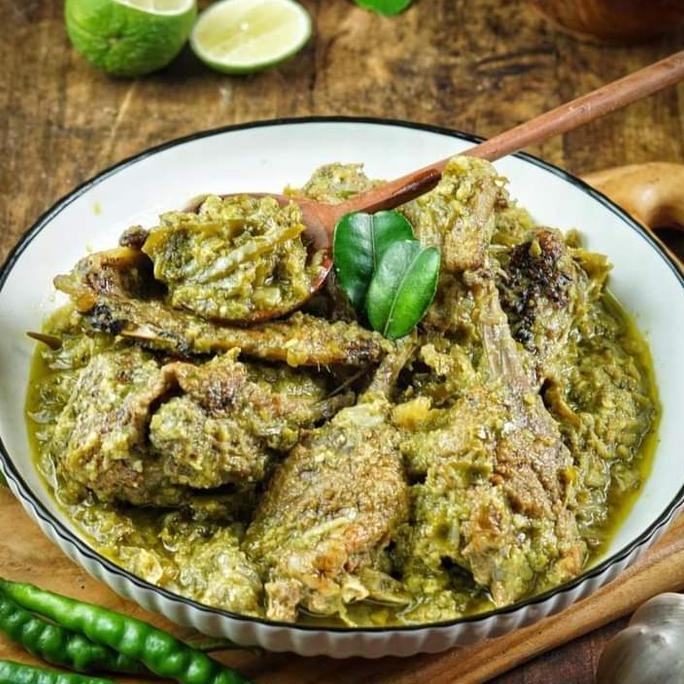 

Terlaris | Terbaru | Best Seller | Termurah Itiak Lado Mudo / Bebek Cabe Hijau Khas Sianok (650Gr) Original | High Quality | Berkualitas