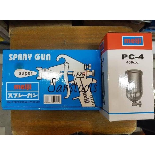 Spraygun Meiji F-75 Japan / alat spray cat gun F75 Super duco mjnyak