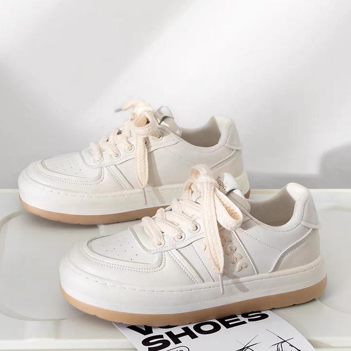 LVR LV0264 Sepatu Sneakers Wanita Kepang Bertali Full