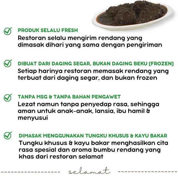 

Terlaris | Terbaru | Best Seller | Termurah Rendang Hitam 1Kg Asli Padang Tanpa Msg & Tanpa Bahan Pengawet Daging Original | High Quality | Berkualitas