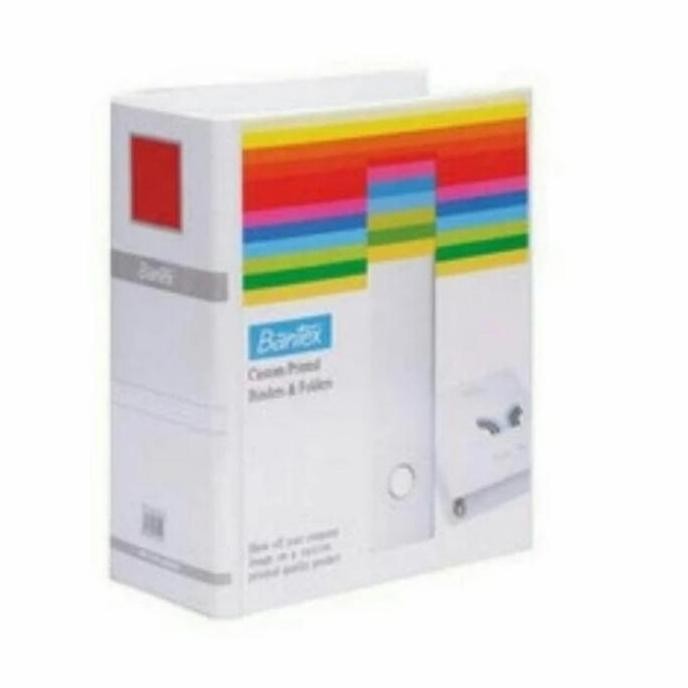 

New ODNER FOLIO 10cm BANTEX 1312 07 PUTIH / INSERT POST PIPE BINDER F4