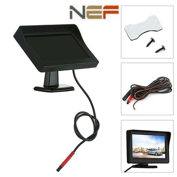 CCTV MONITOR PARKIR MUNDUR FULLSET KAMERA IR DAN KABEL