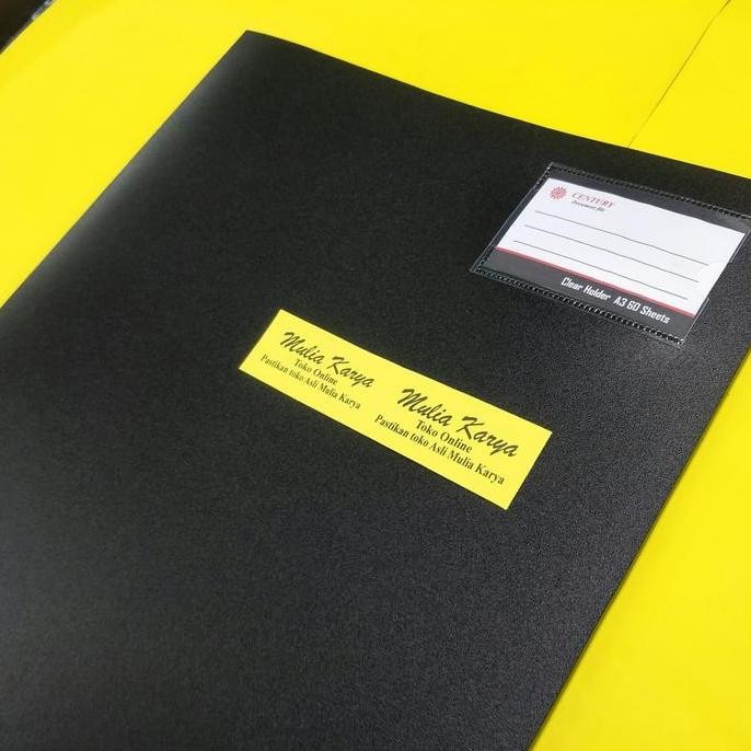 

New Clear Holder A3 60 lembar / Document Keeper A3 60 / Map Album A3