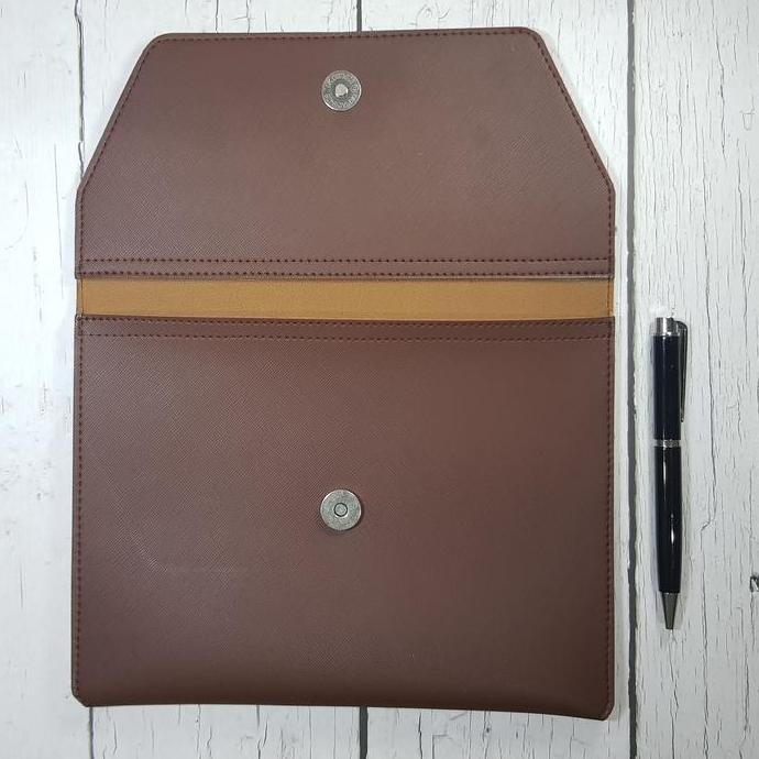 

New Map A5 Bahan Kulit Sintetis - Document Keeper - Map Folder Organizer