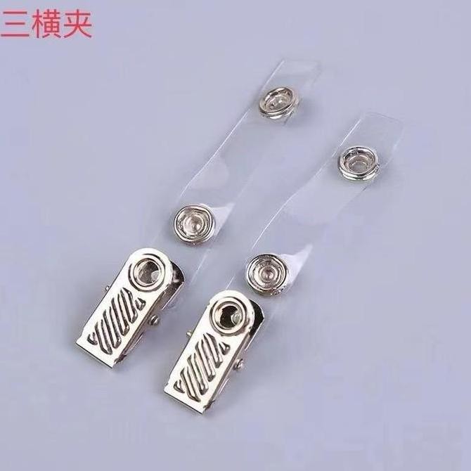 

New Jepit ID Card Clip Name Tag Isi 100 Pcs