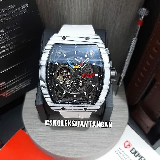 Baru EXPEDITION E 6782 E6782 CARBON TITANIUM AUTOMATIC WHITE LIMITED ORI
