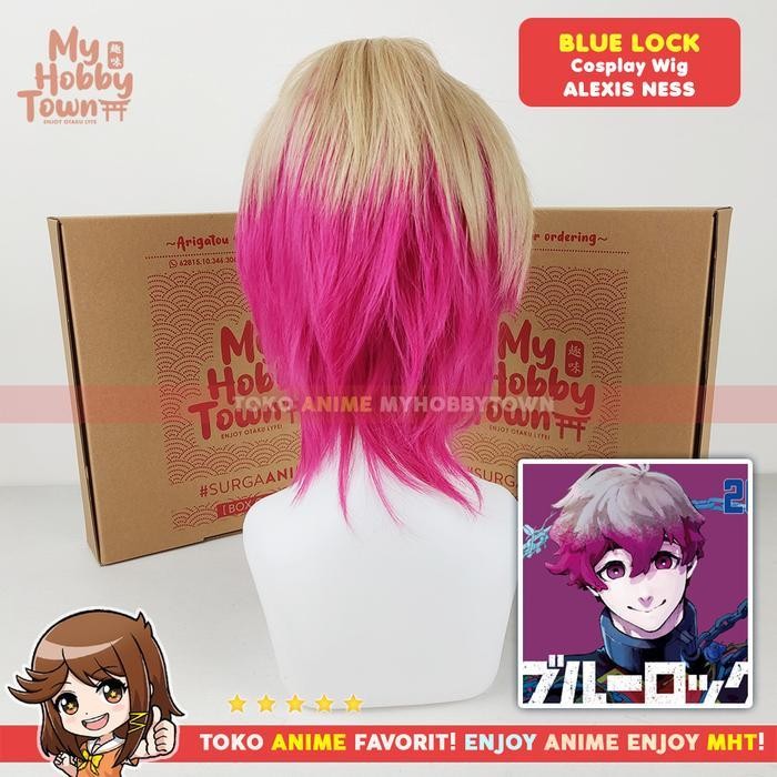 Wig Cosplay Anime Blue Lock : Alexis Ness Rambut Palsu