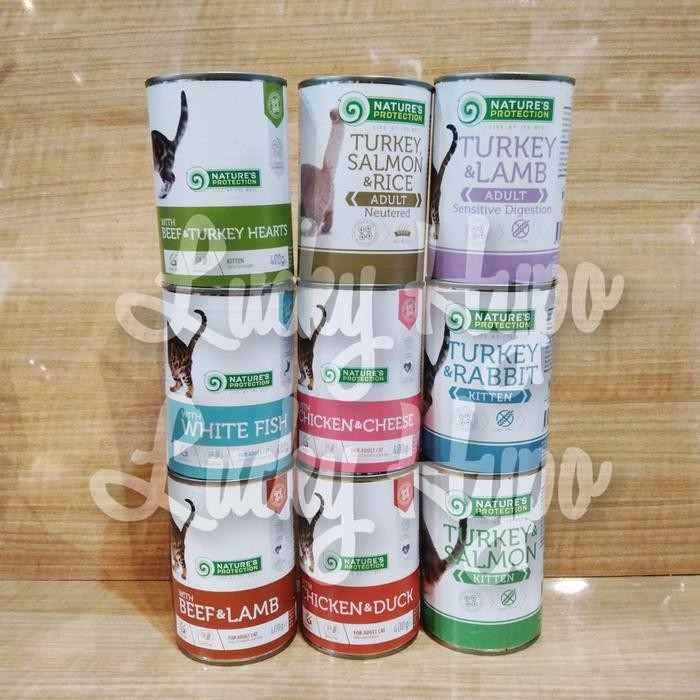

DMS Makanan Kucing Kaleng Natures Protection Kitten Adult Cat Food 400gr