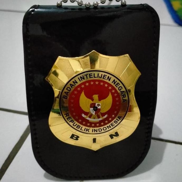 

New name tag id card-kalung lencana KTA BIN badan intelijen negara