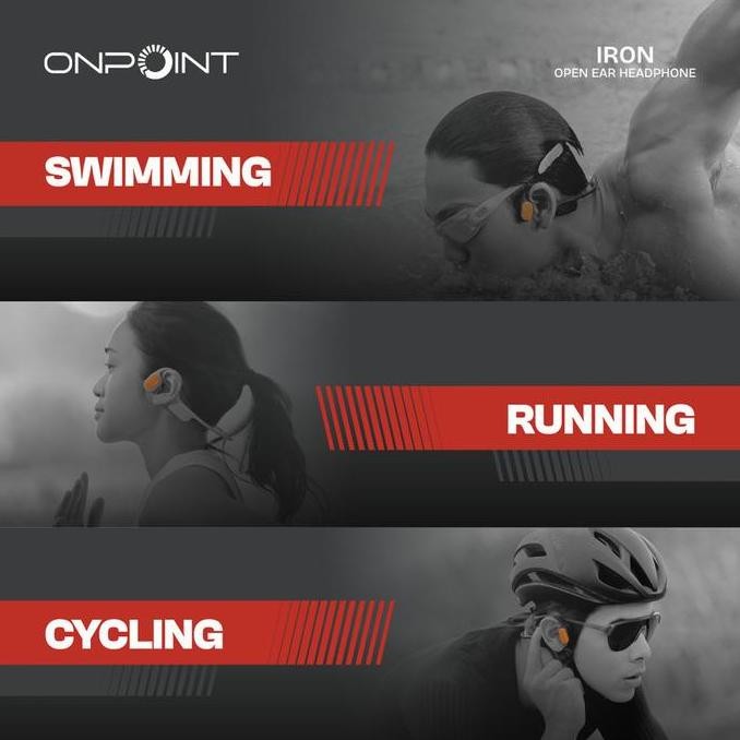 ONPOINT IRON OpenEar Bone Conduction Headphone