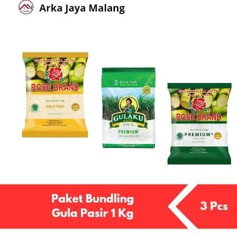 

Paket Hemat 3in1 Gula Pasir Kemasan 1 kg x 3 pcs - Random