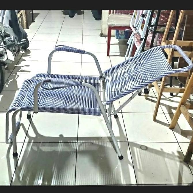 KURSI MALAS TIDURAN TIDUR SANTAI KUALITAS BAGUS JARING PLASTIK NYAMAN