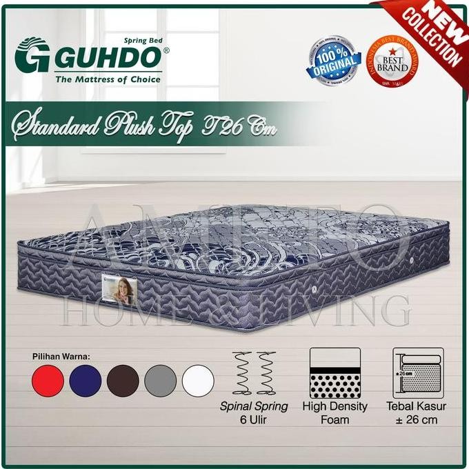 Kasur Standar Plush Top 160x200 cm - Guhdo Spring bed