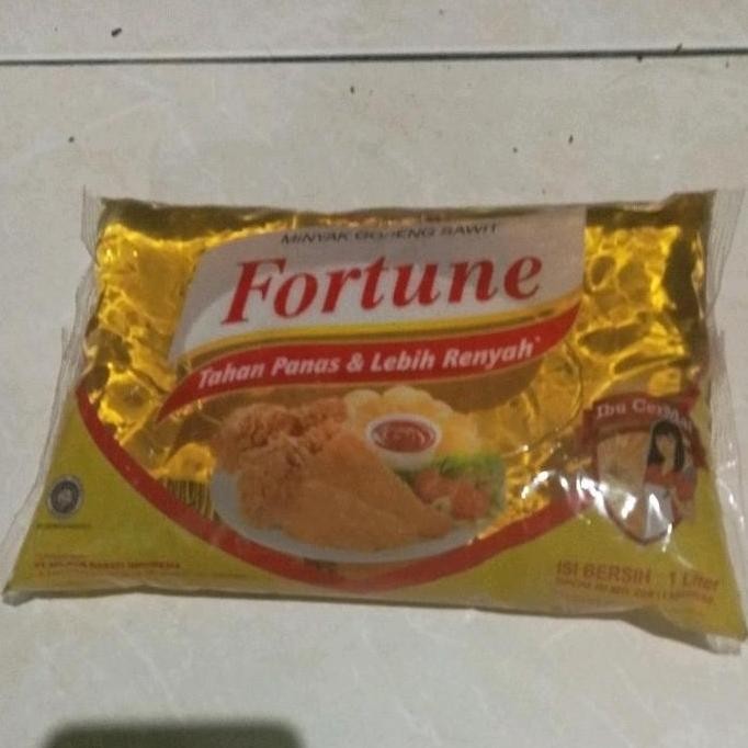 

2liter minyak goreng FORTUNE kemasan Pillow Masakan Oil