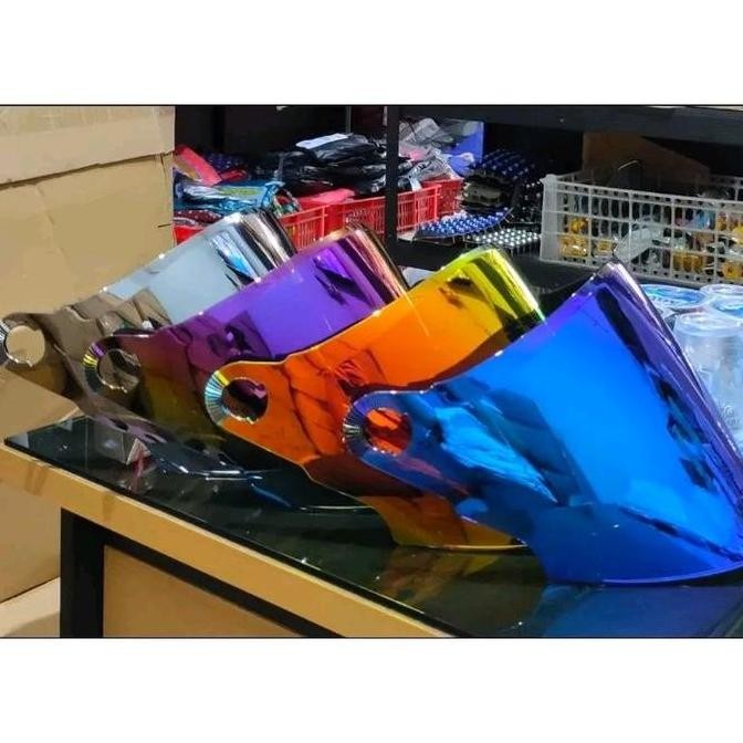 TERMURAH - kaca visor venom KYT 2vision , KYT romeo, KYT vision , INK CX22 Gold