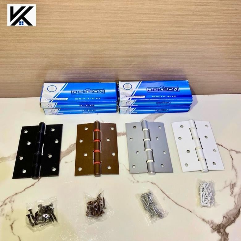 (Terbaru) Engsel Nylon 4 inchi DEKSON engsel Pintu aluminium Kayu (Terlaris)